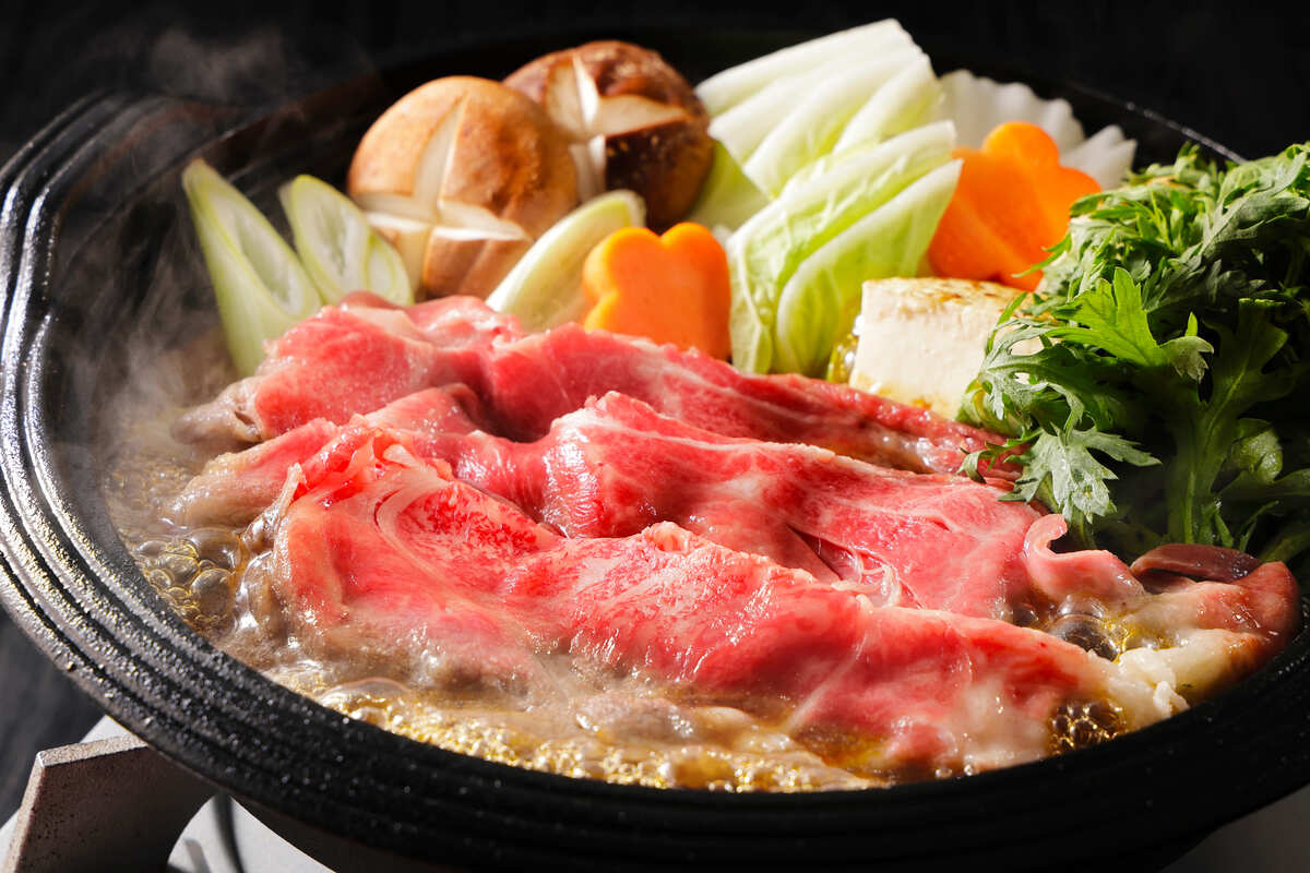 Kanto style sukiyaki