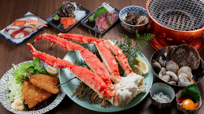They even have an all-you-can-eat King of Crabs, the Red King Crab!