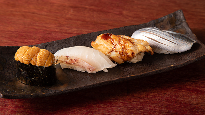 各式各樣的握壽司