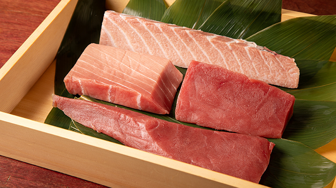 鮪魚的多個部位