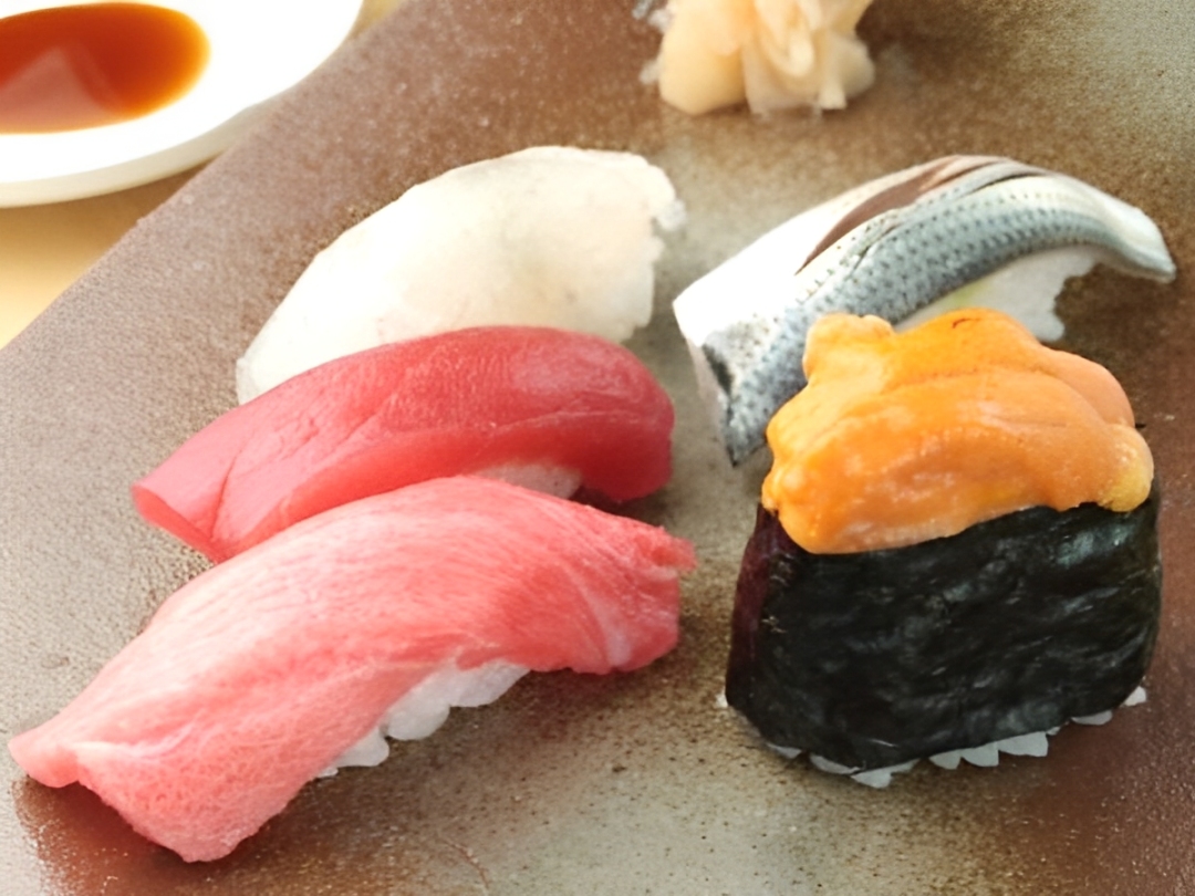 精緻的握壽司料理